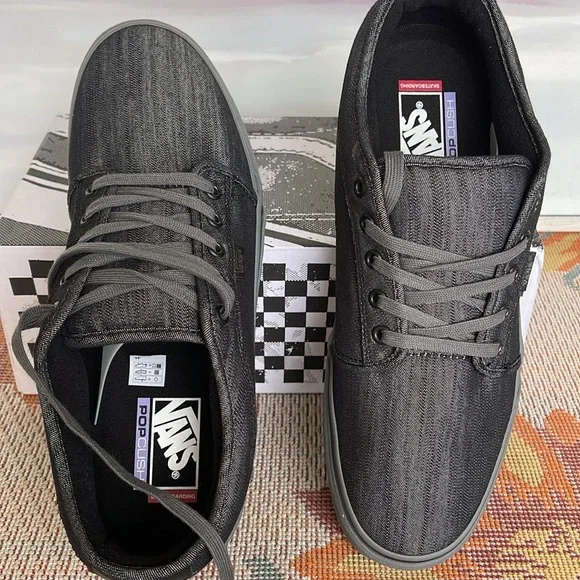 Vans Men’s Skate Chukka Low
Black/Grey/Denim
VN0A4BX45BR
Sneakers - Picture 15 of 16